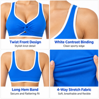 Soutien-gorge de yoga à maintien élevé pour femme - Léger, respirant, anti-odeur, séchage rapide, anti-UV, extensible dans quatre directions, Spandex/Nylon OEM ODM