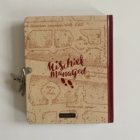Vente en gros de Journal à verrou personnalisé, carnet de Journal avec stylo à encre invisible Marauders