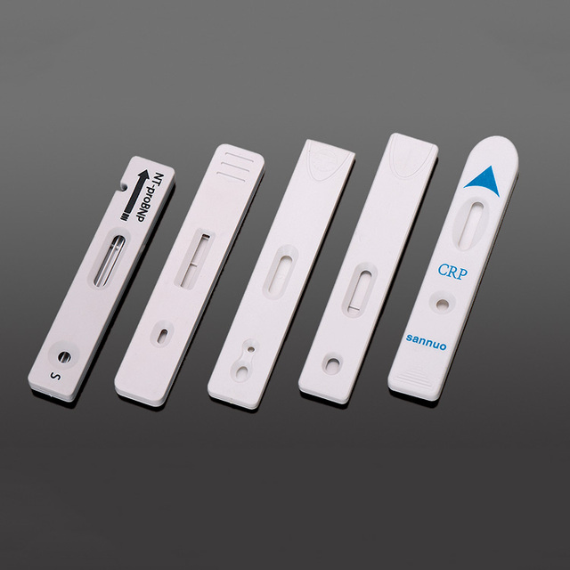 Lateral Flow Rapid ABS Plastic Test Cassette for Urine and Blood Use Home Hospital Lab Applications Without Test Strip
