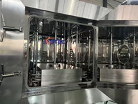 Lyophilisateur sous vide GZLY-10 10,5 m² -75 ℃   Lyophilisateur à flacons avec système d'arrêt hydraulique, capacité de 200 kg de glace, taille personnalisable disponible