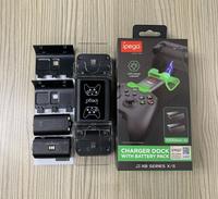 Base de Carga para Controlador Dual con Joystick Inalámbrico de Doble Asiento con Luz LED para XBOX Series X/S