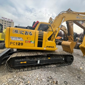 Excavatrice Komatsu PC120 d'<span class=keywords><strong>occasion</strong></span> haute performance, 12 tonnes, plus de 95 % de durée de vie des maillons de chenilles restants, expédition rapide par conteneur maritime - Product Image 5