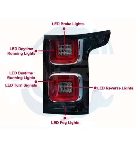 lr4 tail light cover lens
