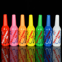 Bouteille d'entraînement de barman en plastique ABS jetable, écologique, couleurs assorties, pour camping, restaurants, bars, pubs