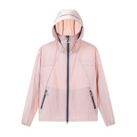 Nouvelle veste à capuche anti-UV pour femme, style montagne, UPF50+, manches longues, résistante aux plis, séchage rapide, collection 2026