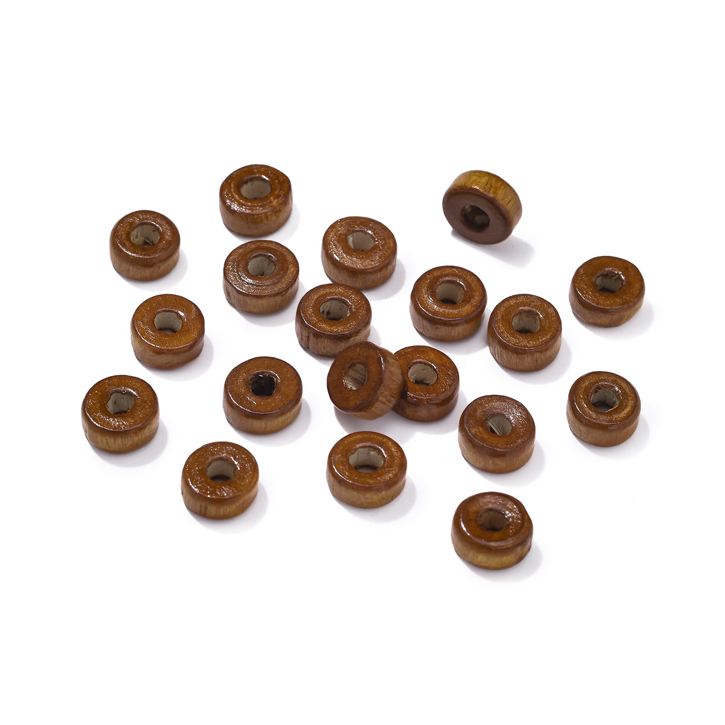 3x8 wheel beads coffee