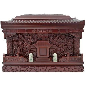 Urna in Metallo Ottone Biodegradabile Stile Europeo, Ecologica per Ceneri Umane Adulte, Capacità Personalizzabile, Forniture Funerarie all'Ingrosso - Product Image 1