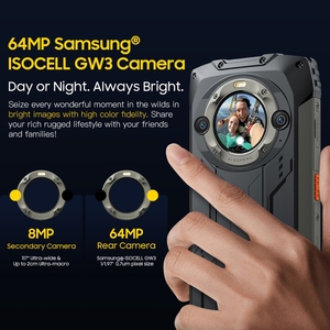 2024 più recente Blackview BV9300 <span class=keywords><strong>Pro</strong></span>, 12GB + 256GB, IP68/IP69K/MIL-STD-810H, 6.7 pollici + 1.32 pollici Android 13 MediaTek Helio G99 Octa C - Product Image 2