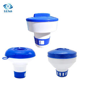 มงกุฎน้ำพลาสติก PE ลอยคลอรีนเครื่องจ่ายแท็บเล็ตมงกุฎโลหะสำหรับทำความสะอาดสระว่ายน้ำและอุปกรณ์เสริม - Product Image 5