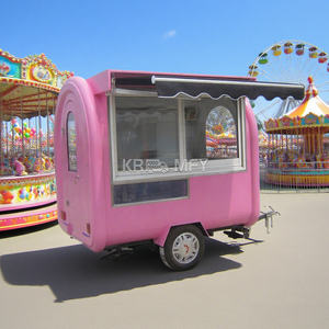 Mini camion de restauration rapide entièrement équipé, pizza, glace, café, remorque mobile, kiosque de nourriture de rue, chariot de vente de hot-dogs - Product Image 2