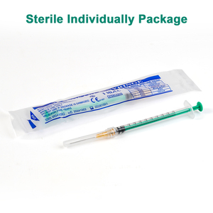 <span class=keywords><strong>Seringue</strong></span> vétérinaire de 1ml avec aiguille Équipement médical pour bovins et animaux Caractéristique de sécurité - Product Image 5