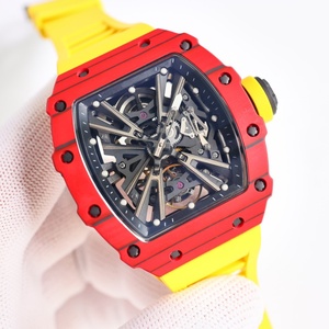 High End <b>Skeleton</b> <b>Watch</b> Men Carbon Fiber Case <b>Automatic</b> Movement Sapphire Crystal Tonneau Luxury <b>Watch</b> Wholesale - Product Image 1