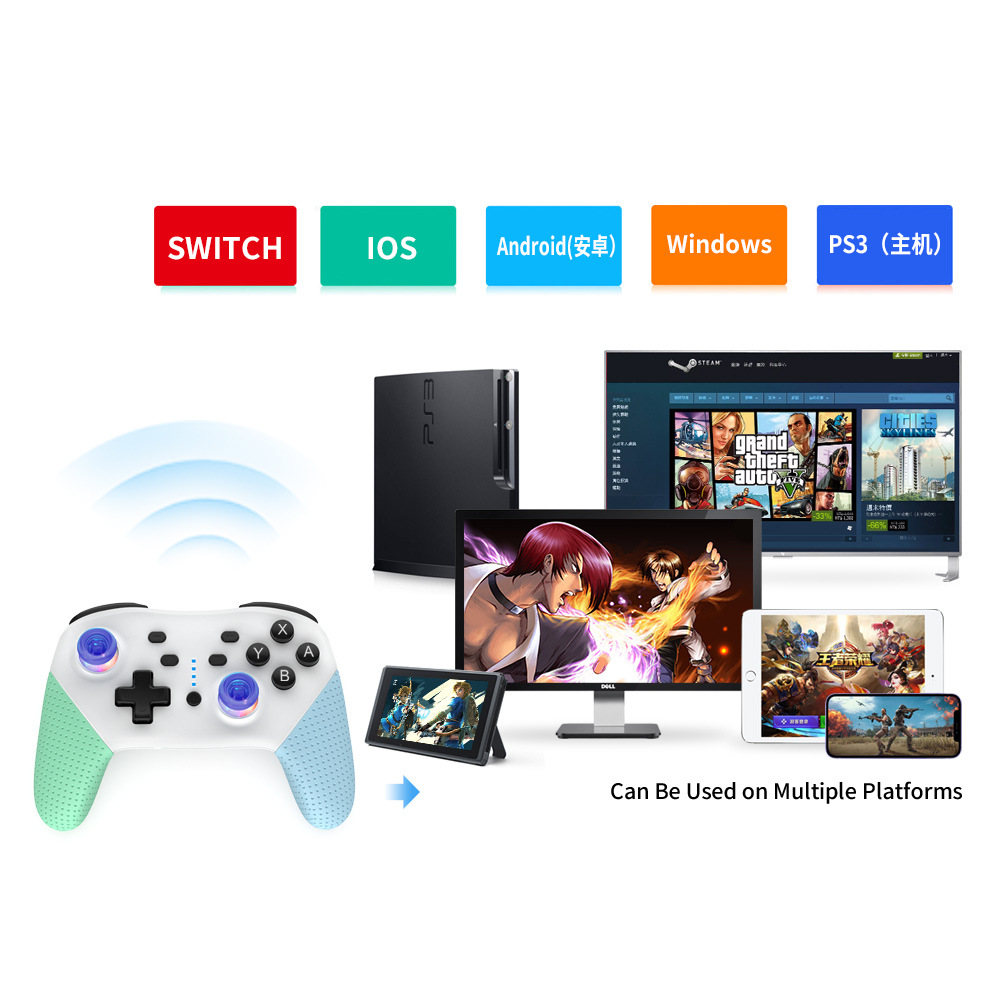TNS-1176 BT Wireless Gamepad for Nintendo Switch & More TNS-1176 BT Wireless Gamepad for Nintendo Switch & More