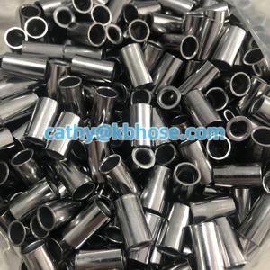 In acciaio inox crimpatura Ferrule manicotto collare per SAE J1401 <span class=keywords><strong>3.2</strong></span>*7.5mm AN3 3AN in Nylon /ptfe tubo intrecciato linea del freno raccordo - Product Image 6