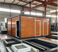 Conteneur de magasin pliable en acier, étanche, à installation rapide pour kiosque de café, poste de garde, bureau