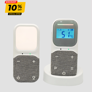 Fabricante OEM ODM, Monitor de Audio para Bebés al por Mayor, Recargable, Batería de 1000 mAh, Luz Nocturna, Walkie Talkie para el Cuidado del Bebé - Product Image 1