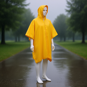 Truper Lightweight Waterproof <b>PVC</b> Rain Poncho, Simple Style Disposable <b>Rainwear</b> for Adults, Universal Fit, Ideal for Camping and - Product Image 2