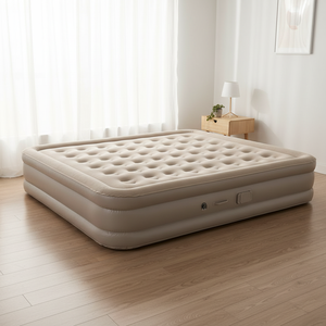 Matelas pneumatique pliable moderne en gros, taille King, avec pompe intégrée, lit gonflable portable pour chambre à coucher, salon, parc, salle de sport, hôtel - Product Image 1