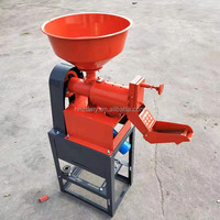 Décortiqueuse de Riz Commerciale Petite Usine de Riz Décortiqueuse de Paddy Combinée Machine à Décortiquer et Moudre le Riz Équipement