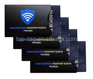 غلاف حماية من السرقة لجواز السفر وبطاقات الائتمان بتقنية RFID، حامل بطاقات NFC للحماية من التسرب المعلوماتي - Product Image 3