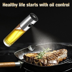 Glass Olive Oil Sprayer Mister 100ml Stainless Steel Leak-proof <b>Spray</b> Bottle Oil Dispenser for Kitchen Cooking Salad Bbq Baking - Product Image 2