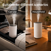 Diffuseur de voiture rechargeable 20ml, diffuseur d'huiles essentielles pour la maison et la voiture