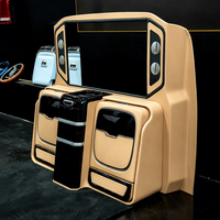 Kit de conversion intérieur VIP complet pour Mercedes Classe V W447, avec cloison de séparation, écran relevable, tables doubles pliables, sièges aérodynamiques, OEM