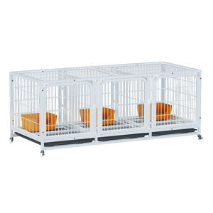 Pet tedarikçisi düşük fiyat kedi üreme kafesi ev katlanır Metal tel evcil hayvan sandığı paslanmaz Pet kedi yetiştiriciliği ev kafesleri satılık - Product Image 1