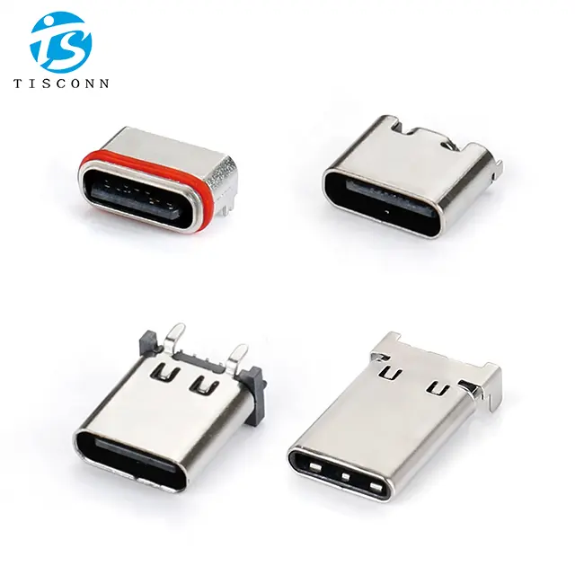 [Various Type-c Connectors ] Factory Price 24 Pin 16/14/8/6/2 Pin C-type USB 3.1 Male/female Plug/socket Waterproof Connector