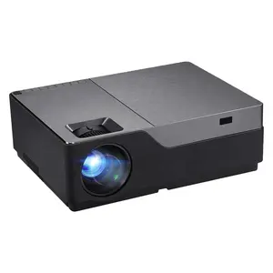 [Amazon Hot Selling]AUN Android 8.0 Full HD Projector, 1080P . M18UP, Android Projector 3D Support 4K Home Theater WIFI