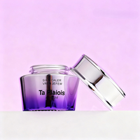 Cosmétiques en gros : Flacon en verre électroplaqué 120ml 100ml pour lotion, essence, liquide, crème visage, emballage scellé