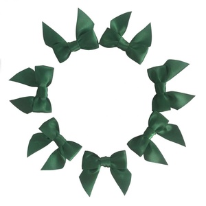 Cintas <span class=keywords><strong>de</strong></span> Raso Verde Poliéster <span class=keywords><strong>de</strong></span> 5cm Personalizadas Okay, Lazos Preformados Adhesivos para Decoración y Manualidades - Product Image 4