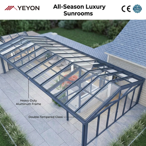 Yeyon 2026 OEM Système de Solarium Modulaire à Marges Élevées Matériaux de Construction <span class=keywords><strong>Vente</strong></span> en Gros Dépôt Résidentiel Extérieur Véranda en Verre - Product Image 1