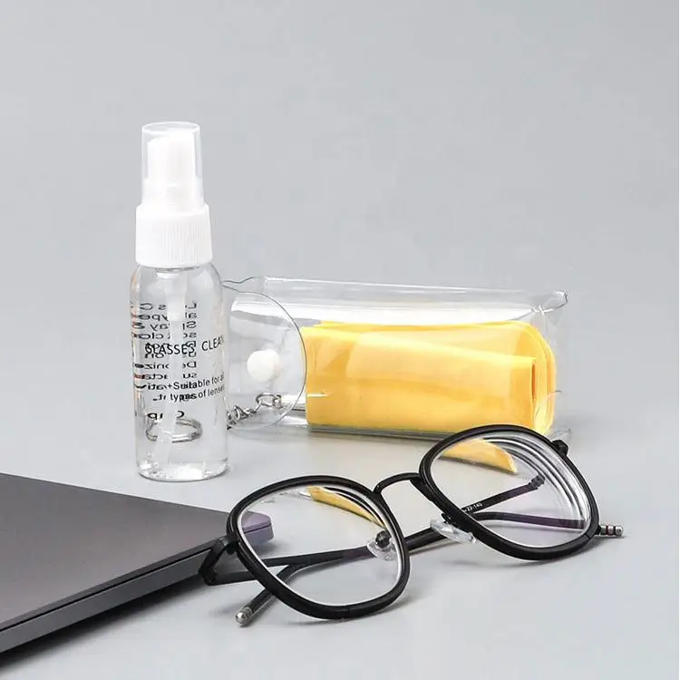 Wholesale Quality Cheap 30MlSpray Cleaners Glasses Lens Cleaner For Lens And Screen Cleaning Solution with cloth and screwdriver