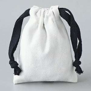 Bolsa de Tela Ecológica Personalizada al por Mayor de 9*12cm, de Algodón Orgánico, Lino, Yute, con Cordón, Reutilizable, Portátil, para Manualidades y Regalos - Product Image 1