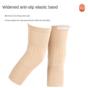 Otoño Invierno calidez para hombres y mujeres, cubierta de rodilla de Cachemira gruesa, protectores de piernas con forro polar antideslizantes contra el frío antiguo - Product Image 2