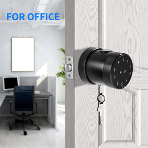 قفل مقبض ذكي مضاد للسرقة عالي الأمان ويريلسستويا بلي بدون مفتاح ، كلمة مرور رقم بصمة الإصبع ، قفل باب واي فاي - Product Image 2