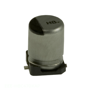 Condensador de Aluminio para Montaje en Superficie EEE-HBC470XAP, 47uF, 20%, 16V, SMD, 47 uF - Product Image 1
