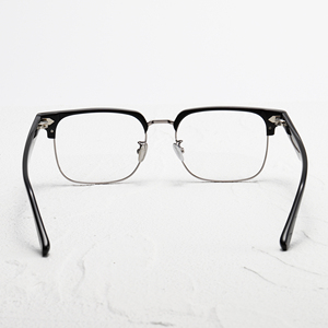 Retro Full Rim Rectangle <b>Eyeglasses</b> Lightweight Anti-Uv Unisex Adults Vision Correction <b>Frames</b> - Product Image 5