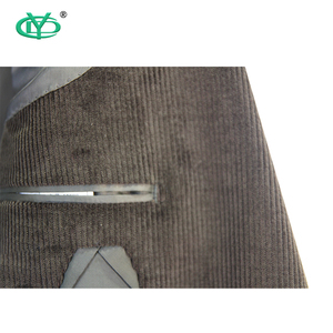 <span class=keywords><strong>Velours</strong></span> côtelé hommes <span class=keywords><strong>veste</strong></span> grande taille hommes costumes simple boutonnage deux boutons kaki clair fer gris vert clair bleu Royal hommes costumes - Product Image 5