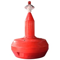 Bouée de navigation solaire à LED, marqueur marin en PE, balise d'avertissement flottante pour l'océan et la plage, avec tuyau inclus