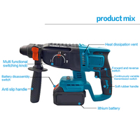 Kit d'outils d'atelier sans fil : perceuse électrique, clé à main et autres outils