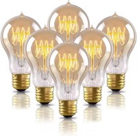 Ampoules Edison vintage A19 Goutte d'eau Filament antique LED Culot E14 Éclairage d'entrepôt Clair Ambre Laiton