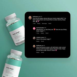 Gélules de Chlorophylle Désodorisantes de l'Usine OEM Body Magic – Vitamines pour Adultes, Non Destinées aux Nouveau-nés ou aux Femmes Enceintes - Product Image 4