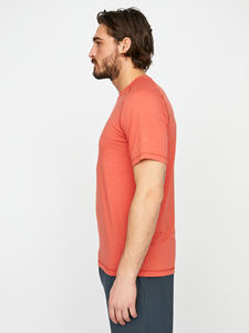 Commercio all'ingrosso Slim Fit Quick Dry Formazione Arancione Usura di Ginnastica Mens OEM Esecuzione Sport Fitness T shirt - Product Image 2