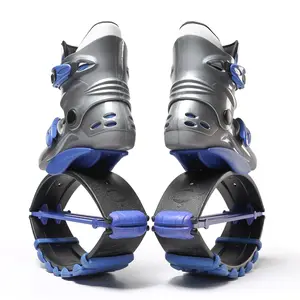 热销批发30-34定制LOGO儿童灰蓝色白色跳鞋弹跳运动鞋反弹靴跑步健身鞋