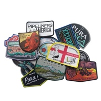 Patch personnalisé avec Logo, motif princesse, paix, fer à repasser, brodé, Chenille, pour vêtements d'université