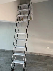 2m 3m <span class=keywords><strong>Escalier</strong></span> Plafond Intérieur Électrique Manuel Pliable Intérieur Loft Extension Echelle <span class=keywords><strong>Prix</strong></span> Bas - Product Image 6
