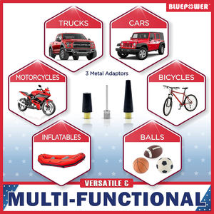 <span class=keywords><strong>Gonfleur</strong></span> d'air de <span class=keywords><strong>voiture</strong></span> portable à double cylindre en métal avec manomètre numérique 101-150 PSI, <span class=keywords><strong>homologué</strong></span> CE pour SUV 4x4 - Product Image 5