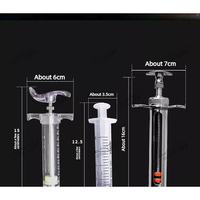 Distributeur d'engrais liquide aquatique pour plantes aquatiques, tube seringue en plastique et acier pour aquarium, aiguille pour aquarium